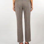 Pantaloni Beiege in pied de poule dalla linea dritta TP2635 13828 TWIN SET 