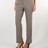 Pantaloni Beiege in pied de poule dalla linea dritta TP2635 13828 TWIN SET 