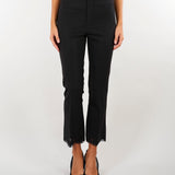 Pantalone Nero con riacamo sangallo TP2673 6 TWIN SET 