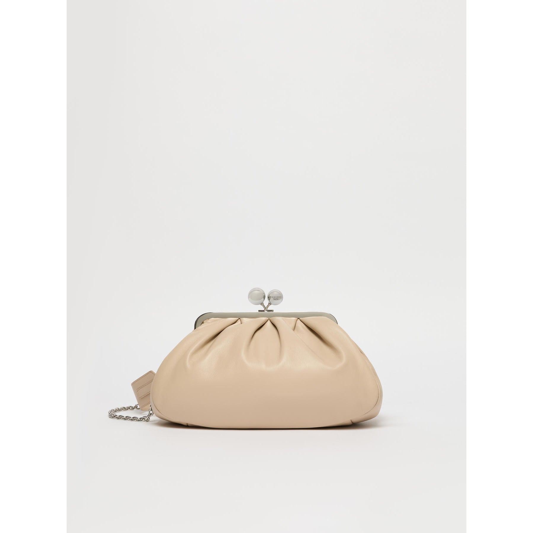 Borsa Beige Pasticcino Bag Medium in montone CUBICO 48 WEEKEND MAX MARA 