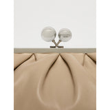 Borsa Beige Pasticcino Bag Medium in montone CUBICO 48 WEEKEND MAX MARA 