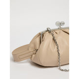 Borsa Beige Pasticcino Bag Medium in montone CUBICO 48 WEEKEND MAX MARA 