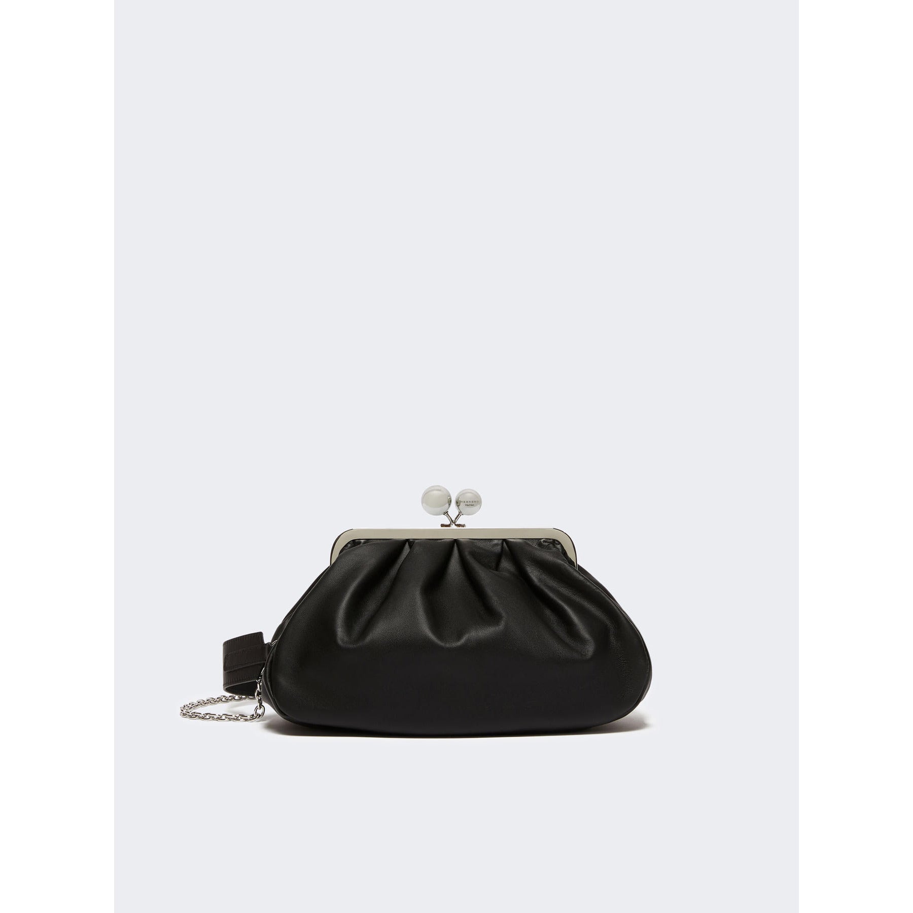 Borsa Nero Pasticcino Bag Medium in montone CUBICO 7 WEEKEND MAX MARA 