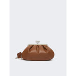 Borsa Nocciola Pasticcino Bag Medium in montone CUBICO 9 WEEKEND MAX MARA 