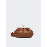 Borsa Nocciola Pasticcino Bag Medium in montone CUBICO 9 WEEKEND MAX MARA 