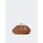 Borsa Nocciola Pasticcino Bag Medium in montone CUBICO 9 WEEKEND MAX MARA 