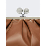 Borsa Nocciola Pasticcino Bag Medium in montone CUBICO 9 WEEKEND MAX MARA 