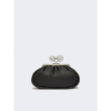 Borsa Nero Pasticcino Bag medium in nappa lucida con maxi ball MILVANEW 7 WEEKEND MAX MARA 