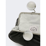 Borsa Nero Pasticcino Bag medium in nappa lucida con maxi ball MILVANEW 7 WEEKEND MAX MARA 