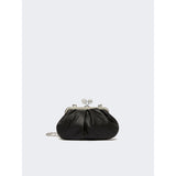 Borsa Nero Pasticcino Bag Small in montone PRATI 7 WEEKEND MAX MARA 