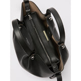 Borsa a mano Nero in pelle con logo WKADRITTO 2 WEEKEND MAX MARA 