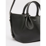 Borsa a mano Nero in pelle con logo WKADRITTO 2 WEEKEND MAX MARA 