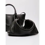 Borsa a mano Nero in pelle con logo WKADRITTO 2 WEEKEND MAX MARA 