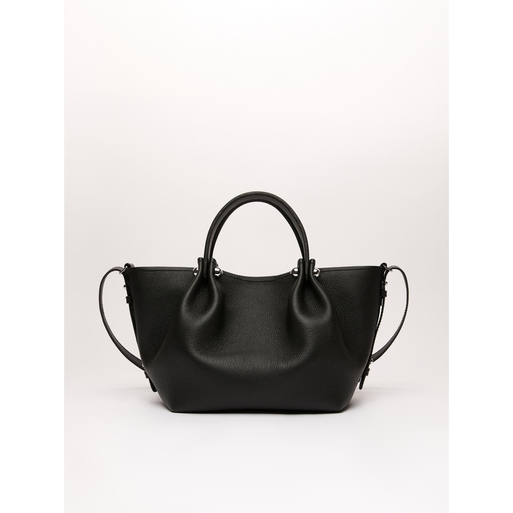 Borsa a mano Nero in pelle con logo WKADRITTO 2 WEEKEND MAX MARA 