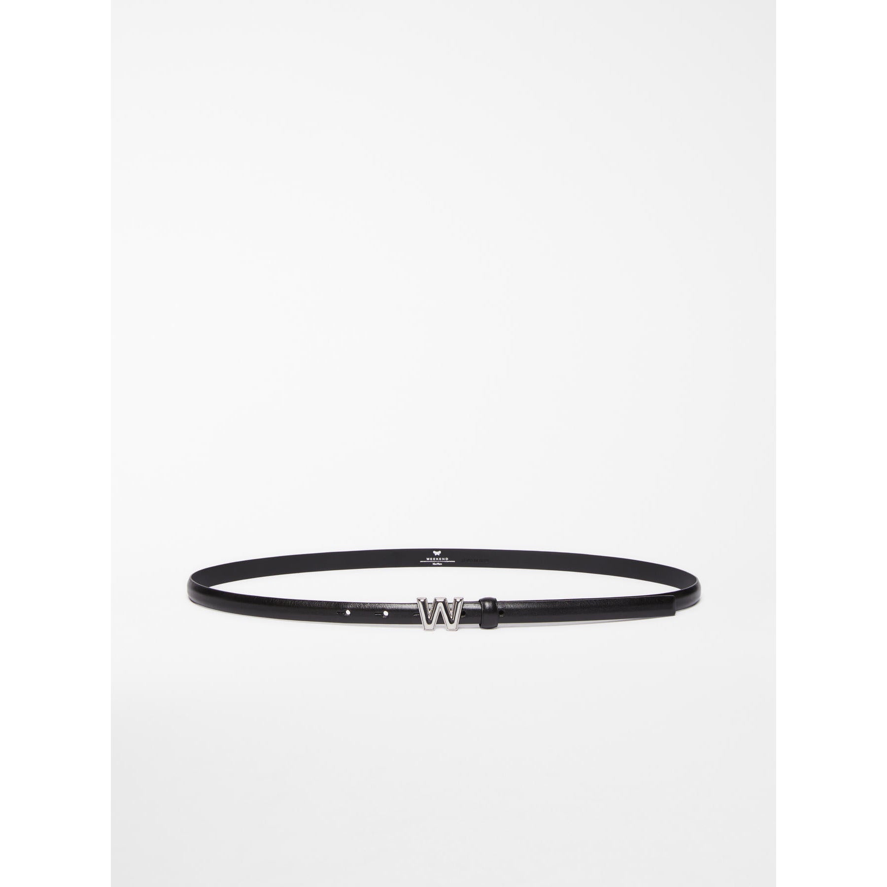 Cintura sottile Nero in pelle WKAPALUDE 1 WEEKEND MAX MARA 
