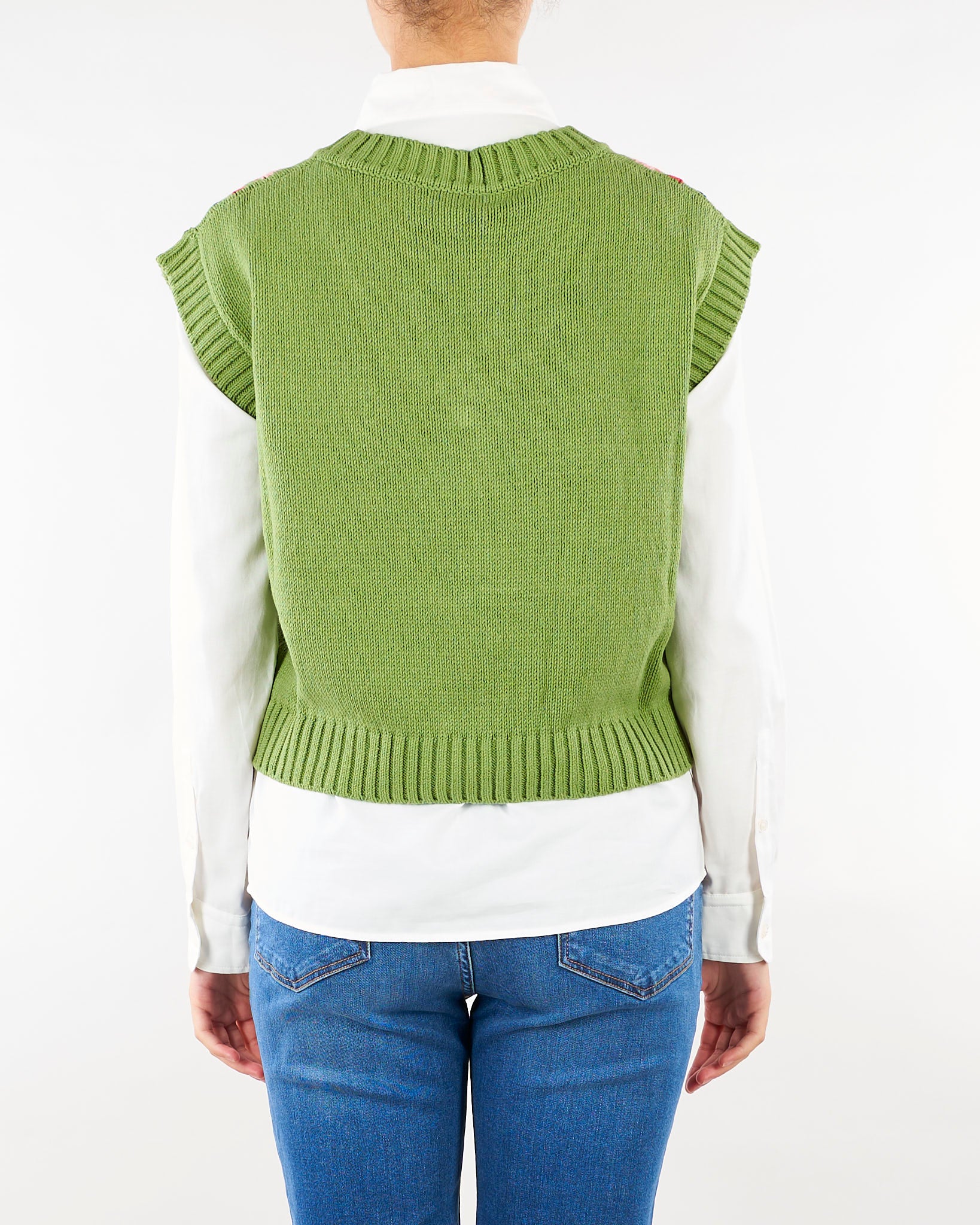 Gilet Verde jacquard WKDALAMARO 10 WEEKEND MAX MARA 