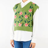 Gilet Verde jacquard WKDALAMARO 10 WEEKEND MAX MARA 