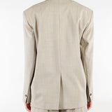 Blazer over Taupe in tela di lana WKDATTILA 1 WEEKEND MAX MARA 