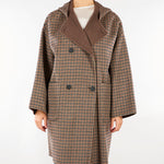 Cappotto Marrone in doppio drap di lana WKDBALTA 1 WEEKEND MAX MARA 