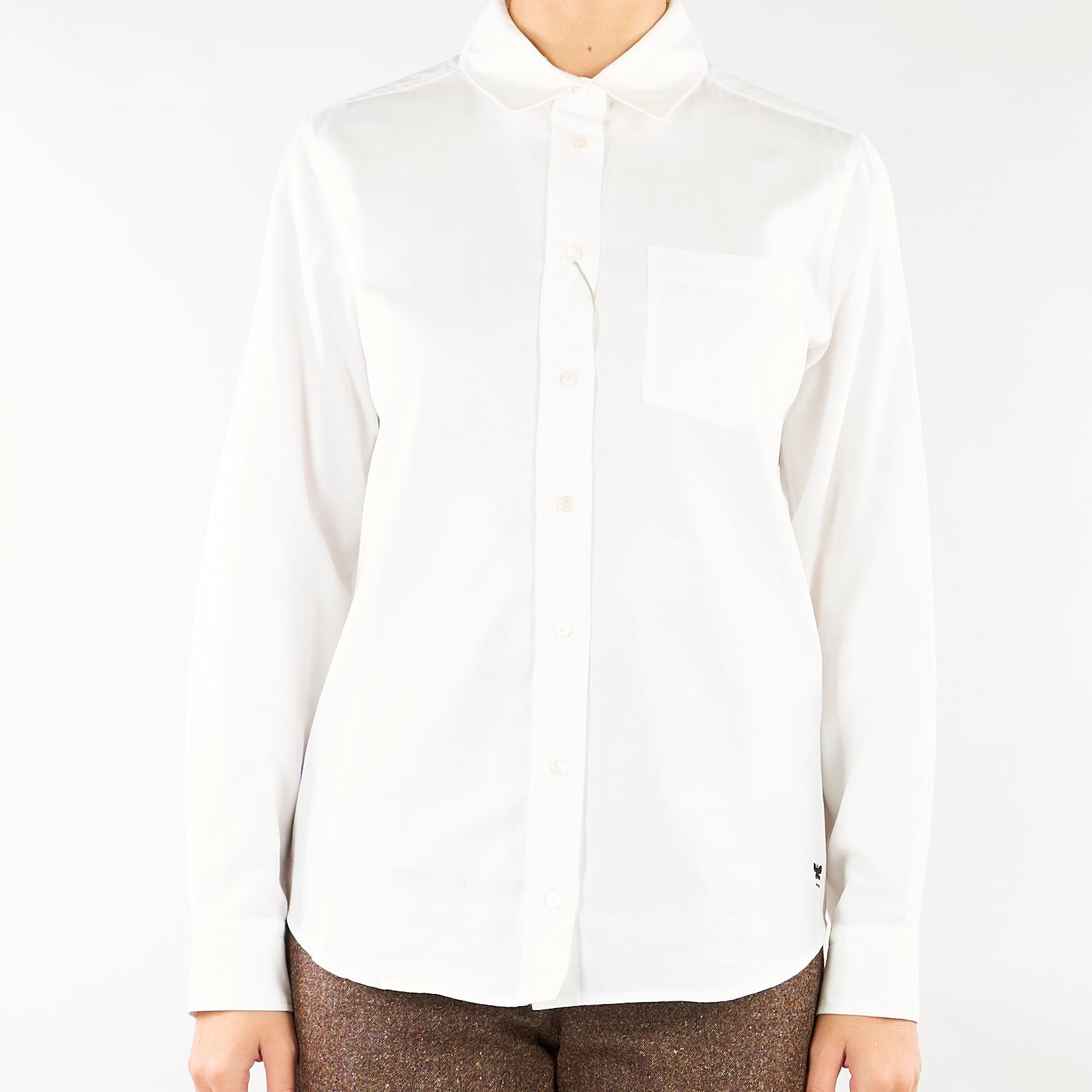 Camicia Bianco in Oxford di cotone WKDCOBALTO 1 WEEKEND MAX MARA 