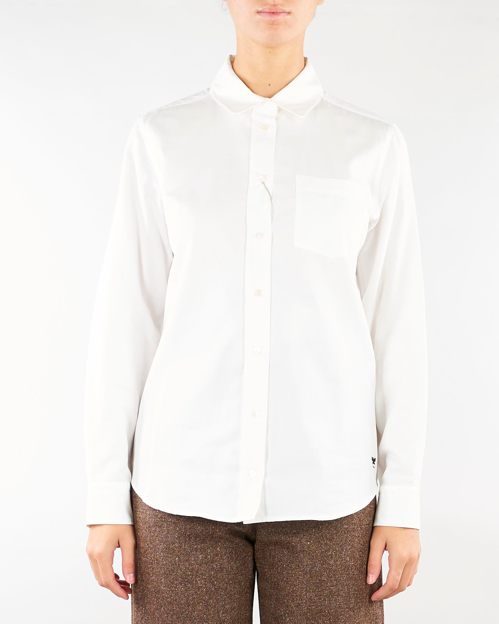 Camicia Bianco in Oxford di cotone WKDCOBALTO 1 WEEKEND MAX MARA 