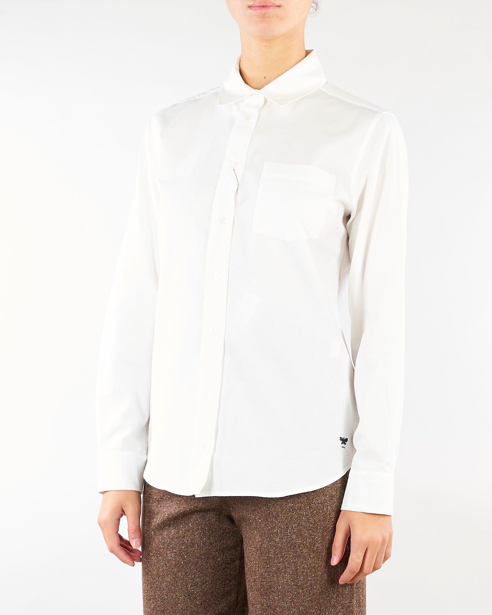 Camicia Bianco in Oxford di cotone WKDCOBALTO 1 WEEKEND MAX MARA 