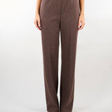 Pantalone Marrone in jersey jacquard WKDEDITTA 1 WEEKEND MAX MARA 