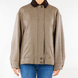 Giacca bomber Beige in lana Pied de Poule WKDFESTA 1 WEEKEND MAX MARA 