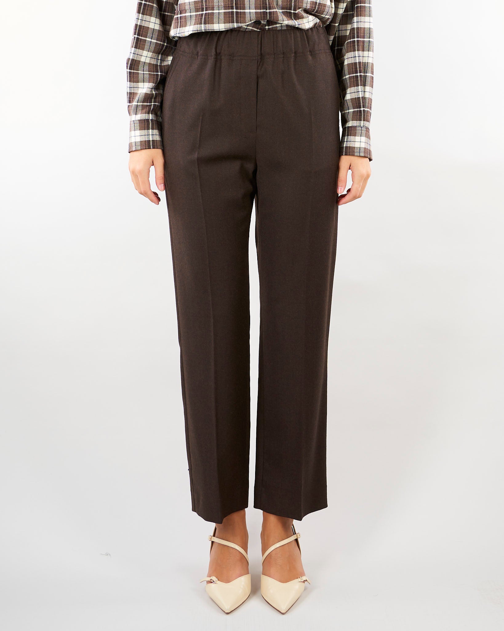 Pantalone Moro in flanella di lana stretch WKDHATELEY 26 WEEKEND MAX MARA 