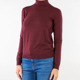 Dolcevita Bordeaux in filato di seta e lana WKDKIKU 11 WEEKEND MAX MARA 