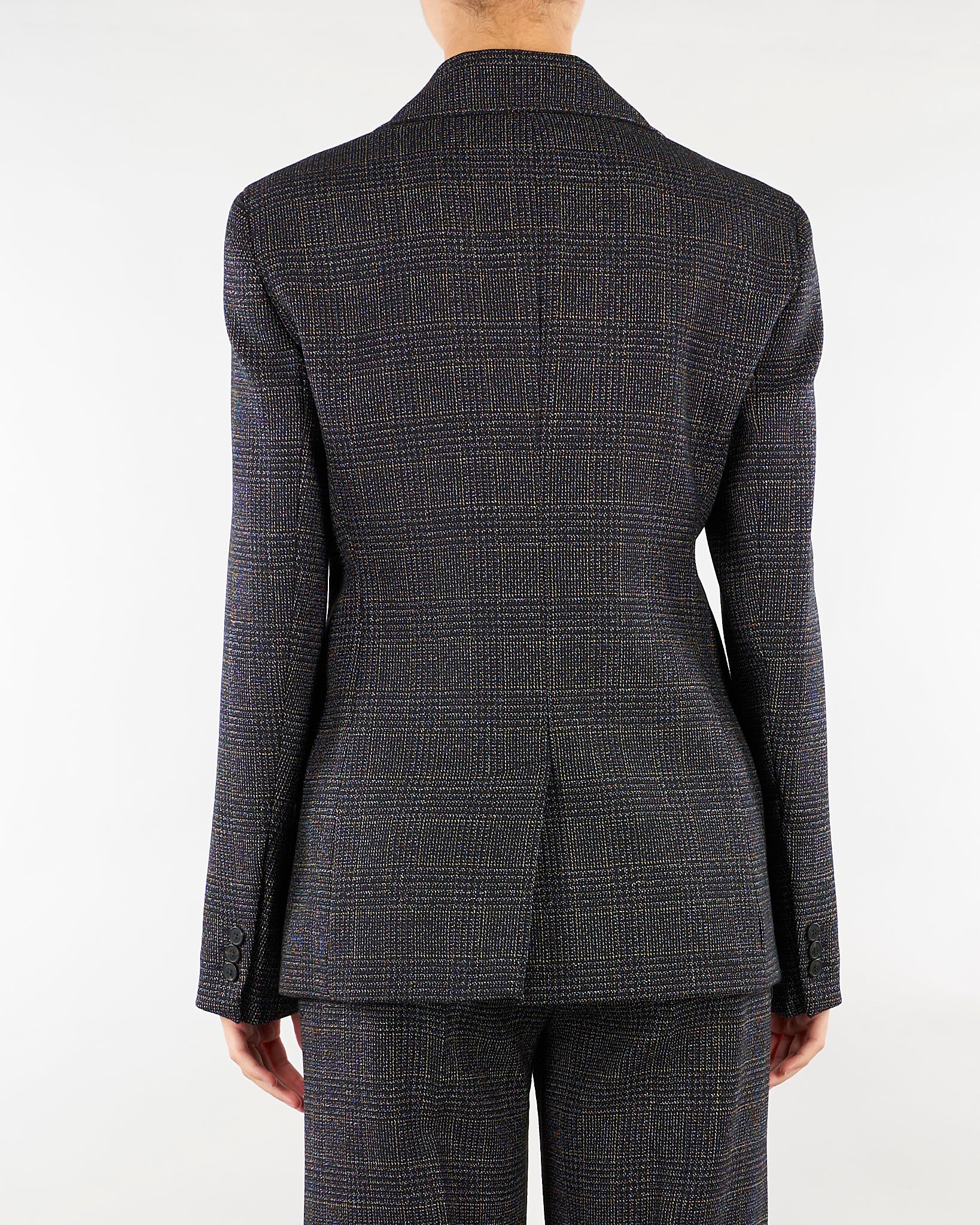 Blazer Antracite in lana Principe di Galles WKDOCCHIO 2 WEEKEND MAX MARA 