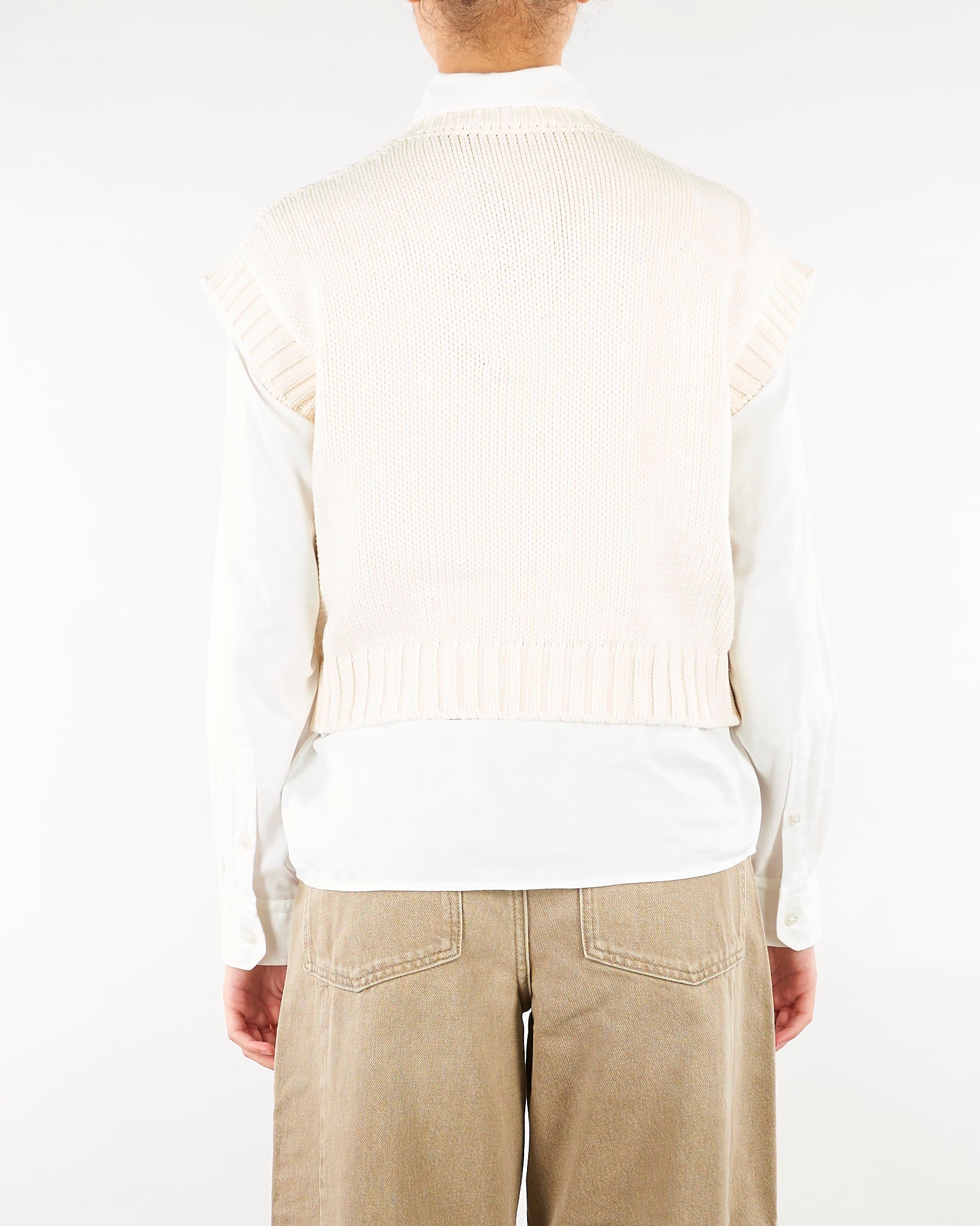 Gilet Panna in filato di cotone WKDPASCIA 1 WEEKEND MAX MARA 