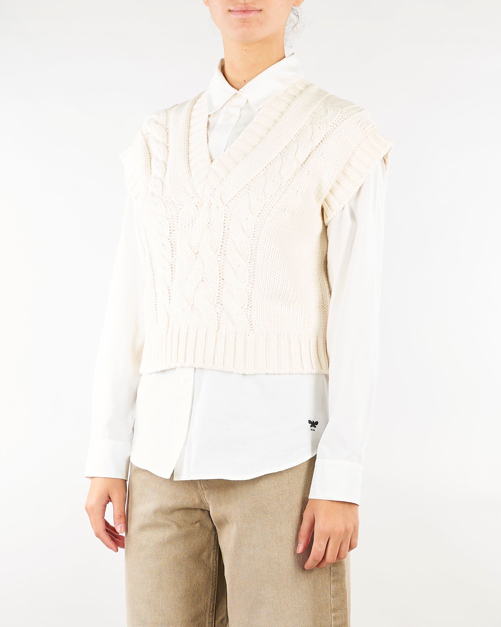 Gilet Panna in filato di cotone WKDPASCIA 1 WEEKEND MAX MARA 