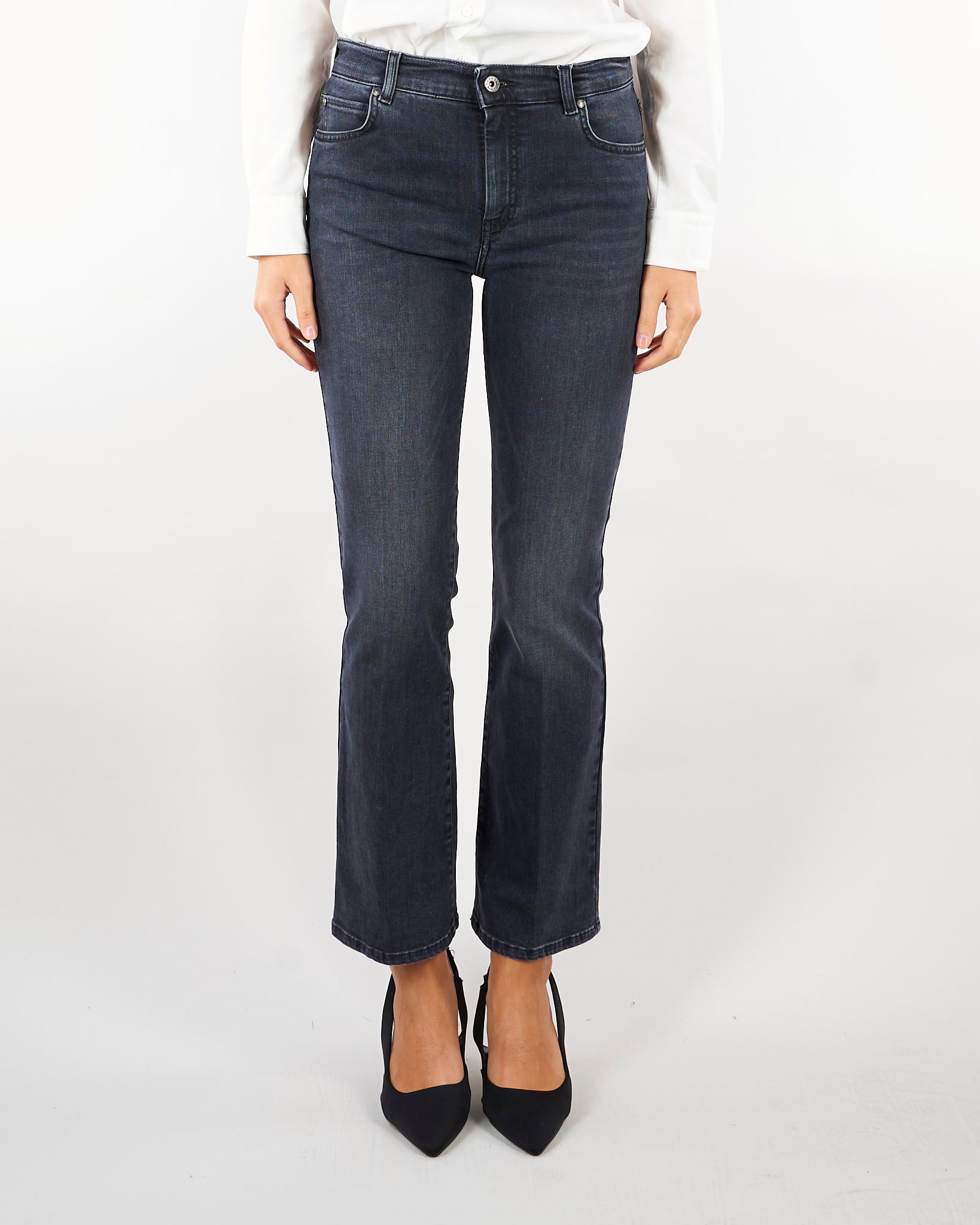 Jeans Nero slim fit in denim super stretch WKDRAPALLO 8 WEEKEND MAX MARA 