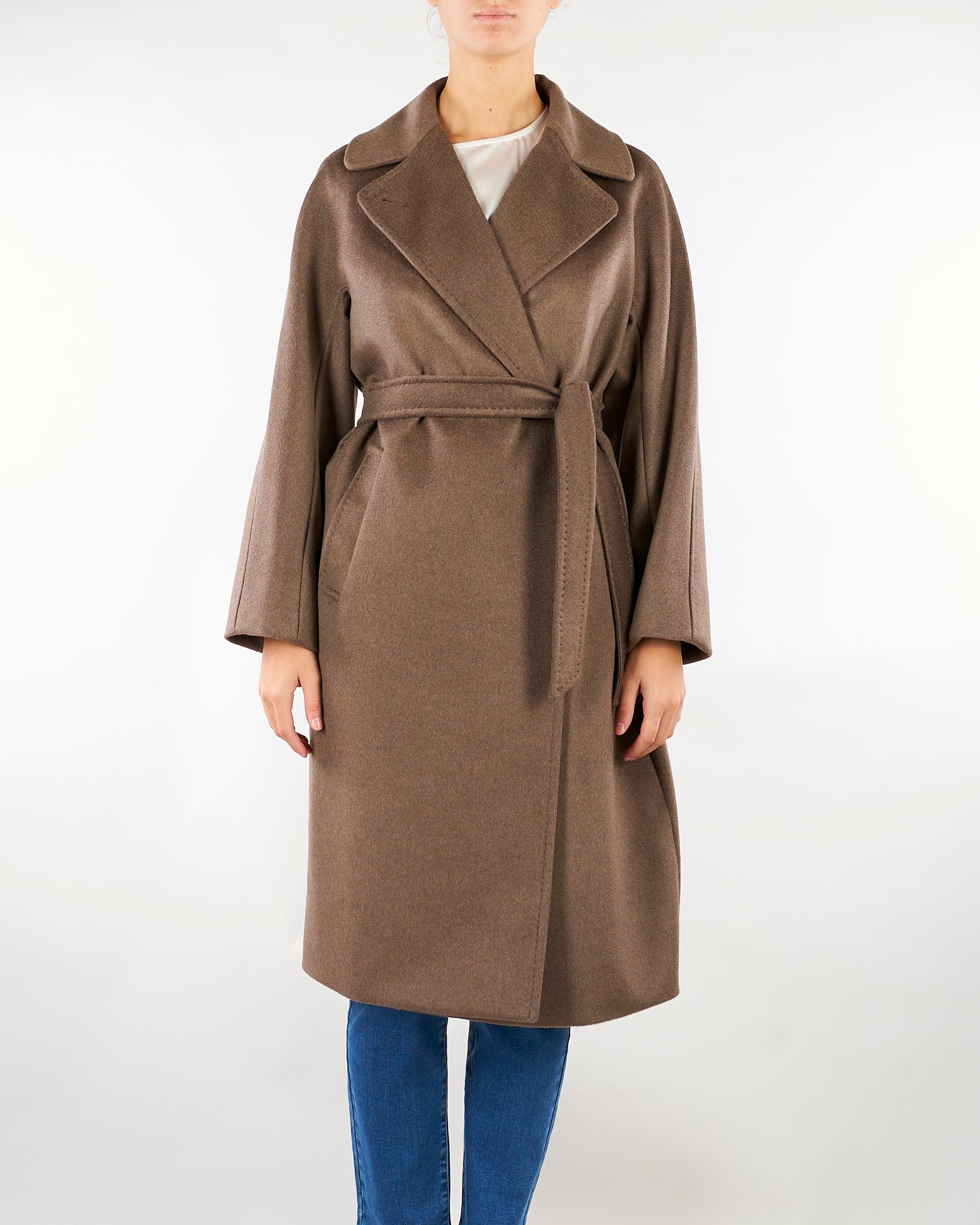 Cappotto Resina Tortora in pura lana WKDRESINA 14 WEEKEND MAX MARA 