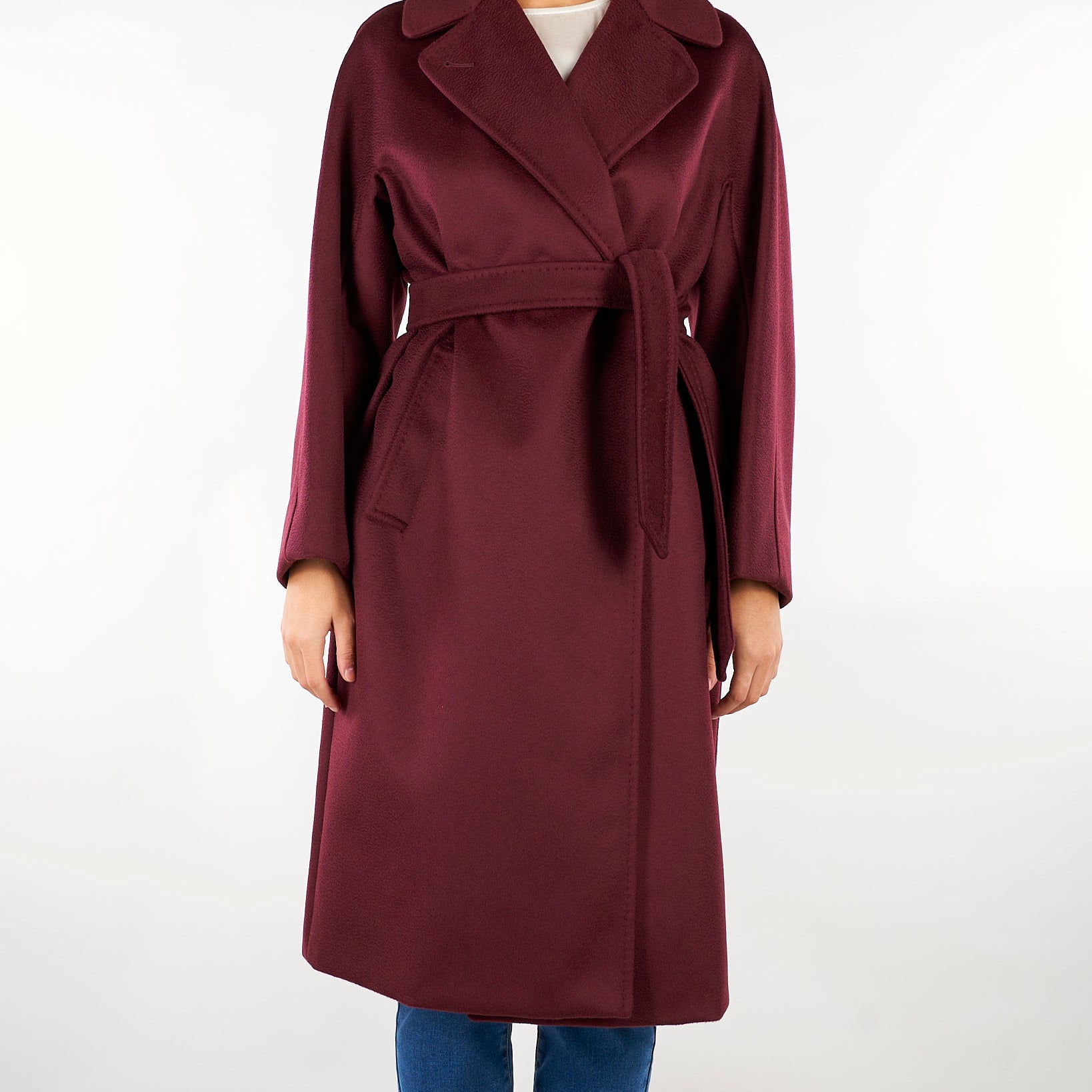 Cappotto Resina Bordeaux in pura lana WKDRESINA 18 WEEKEND MAX MARA 