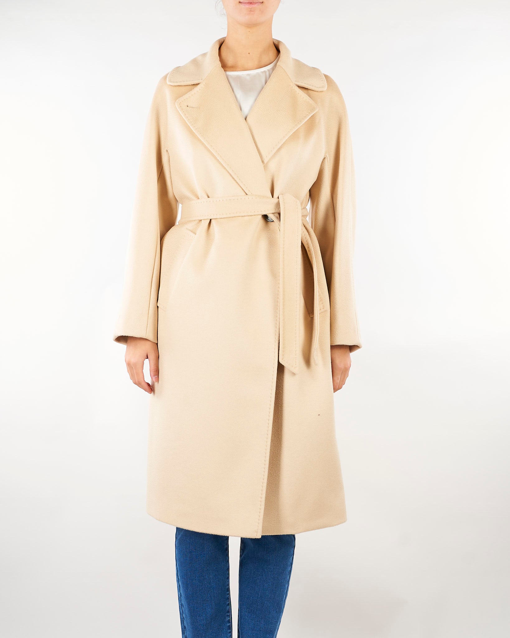 Cappotto Resina Crema in pura lana WKDRESINA 42 WEEKEND MAX MARA 