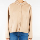 Giacca Beige con cappuccio in doppio di lana WKDRIDENTE 31 WEEKEND MAX MARA 