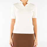 Maglia Panna in filato di seta e cotone WKDRONCOLO 1 WEEKEND MAX MARA 