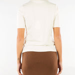 Maglia Panna in filato di seta e cotone WKDRONCOLO 1 WEEKEND MAX MARA 