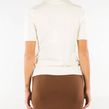 Maglia Panna in filato di seta e cotone WKDRONCOLO 1 WEEKEND MAX MARA 