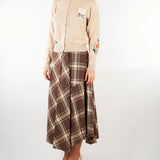 Cardigan Beige in filato di cotone con intarsi WKDTEIERA 22 WEEKEND MAX MARA 