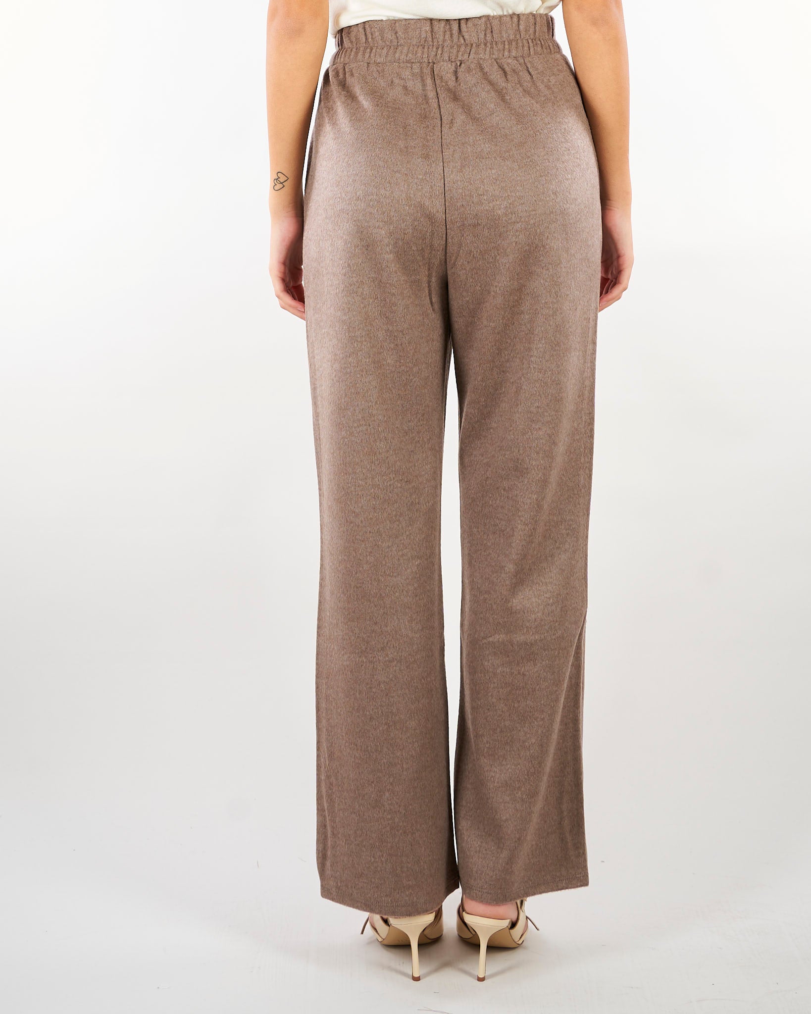 Pantalone Tortora in jersey drap WKDTENDA 2 WEEKEND MAX MARA 