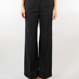 Pantalone Nero palazzo in lana stretch WKDVISIVO 2 WEEKEND MAX MARA 