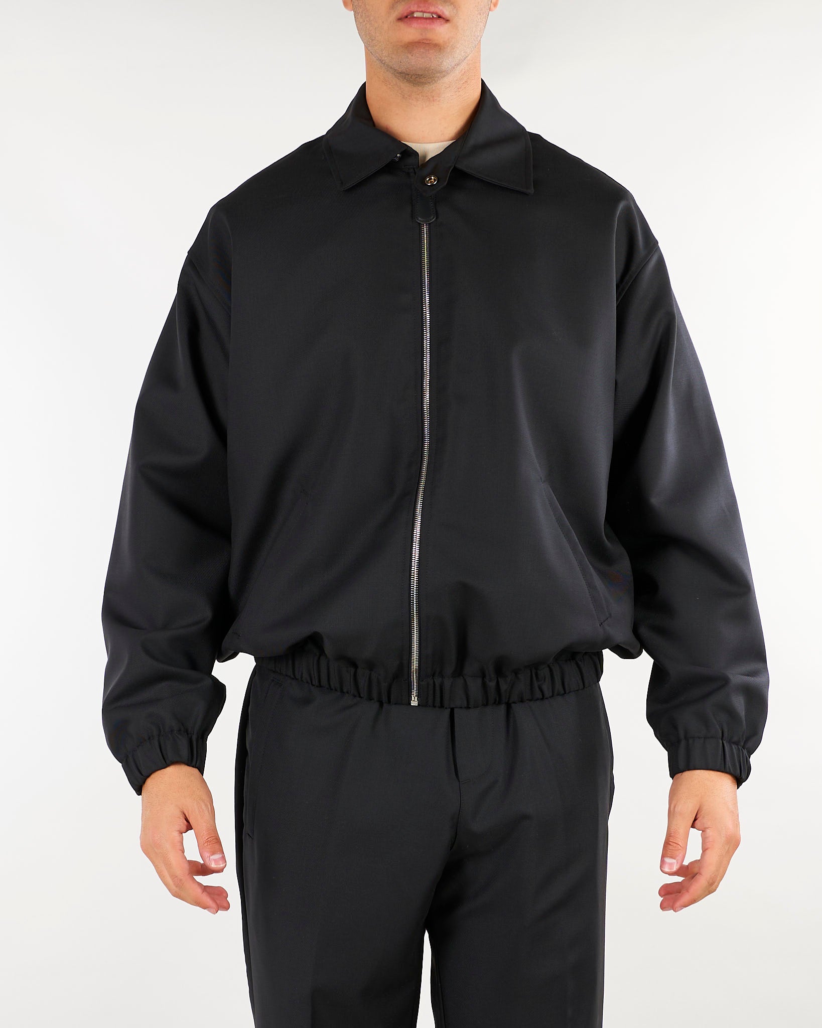 Giubbotto Nero Oversize XG5316 99 YES LONDON 