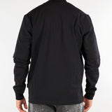 T-shirt Nero long sleeves Relaxed fit XM4308 99 YES LONDON 