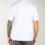 T-shirt Bianco in cotone mercerizzato XM4334 1 YES LONDON 