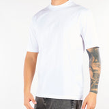 T-shirt Bianco in cotone mercerizzato XM4334 1 YES LONDON 