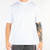T-shirt Bianco in cotone mercerizzato XM4334 1 YES LONDON 