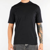 T-shirt Nero in cotone mercerizzato XM4334 99 YES LONDON 